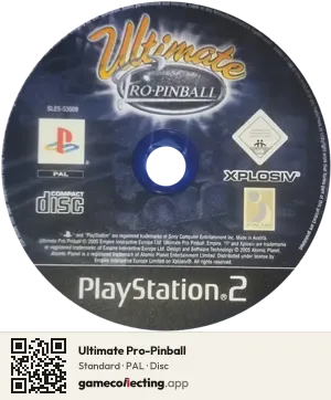 Ultimate Pro-Pinball PlayStation 2, PAL disc