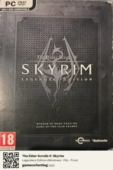 The Elder Scrolls V: Skyrim Computer, PAL box front