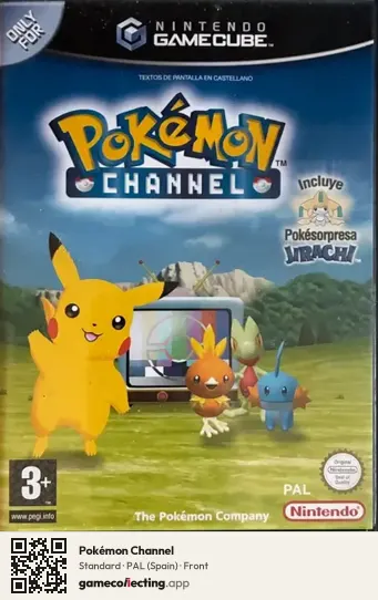 Pokémon Channel Nintendo GameCube, Spain box front