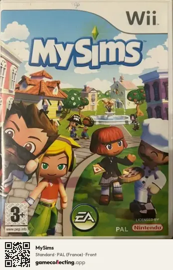 MySims Nintendo Wii, France box front