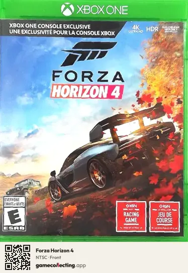 Forza Horizon 4 Xbox One, NTSC box front
