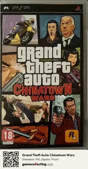 Grand Theft Auto: Chinatown Wars PlayStation Portable, Spain box front