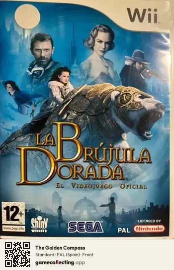 The Golden Compass Nintendo Wii, Spain box front