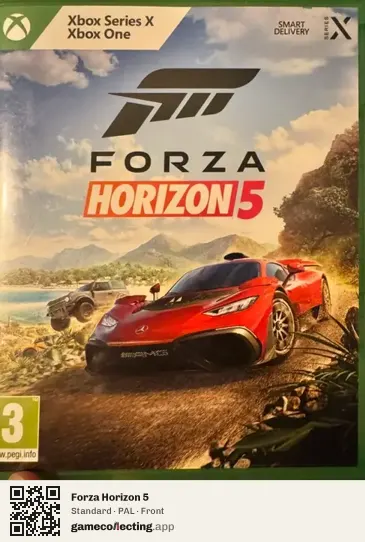 Forza Horizon 5 Xbox One, PAL box front