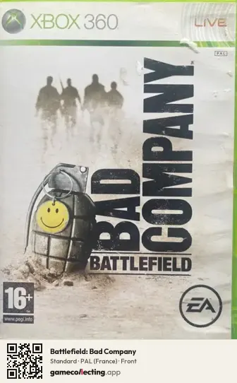 Battlefield: Bad Company Xbox 360, France box front