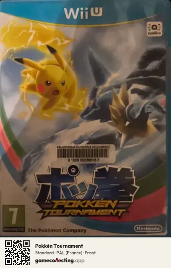 Pokkén Tournament Nintendo Wii U, France box front