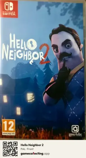 Hello Neighbor 2 Nintendo Switch, PAL box front