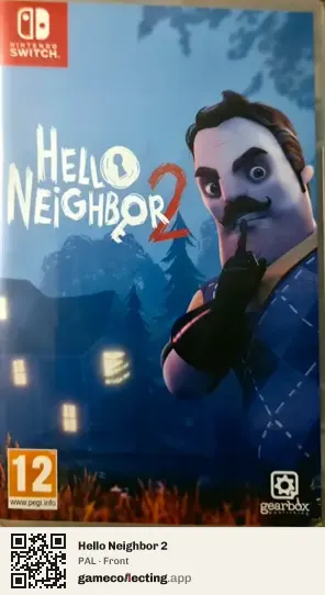 Hello Neighbor 2 Nintendo Switch, PAL box front