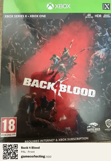 Back 4 Blood Xbox Series X, PAL box front
