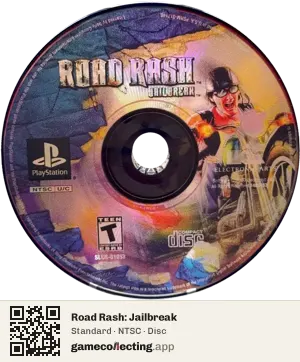 Road Rash: Jailbreak PlayStation, NTSC disc