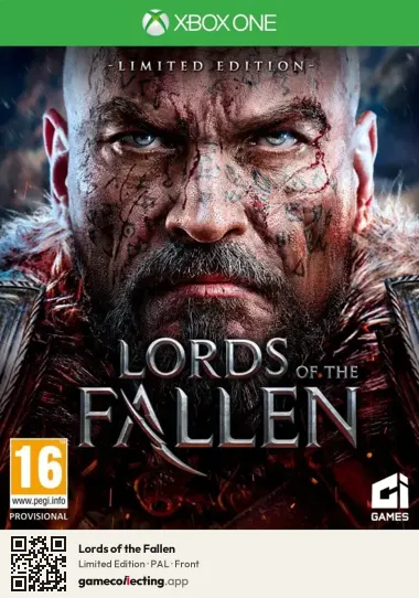 Lords of the Fallen Xbox One, PAL box front