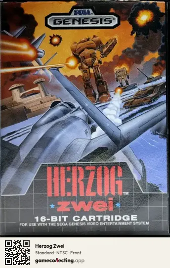 Herzog Zwei Sega Mega Drive / Genesis, NTSC box front