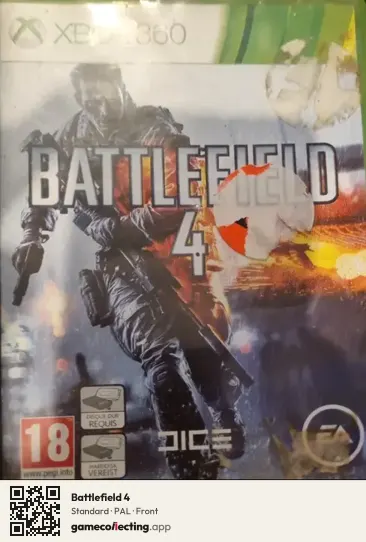 Battlefield 4 Xbox 360, PAL box front