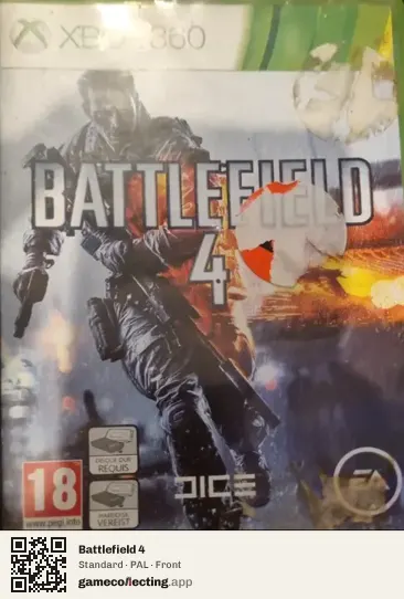 Battlefield 4 Xbox 360, PAL box front