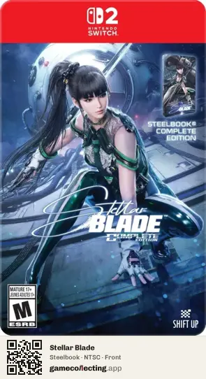 Stellar Blade Nintendo Switch 2, NTSC box front