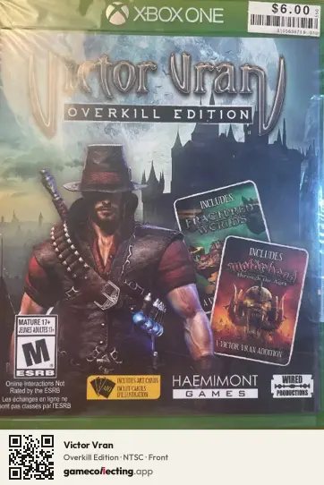 Victor Vran Xbox One, NTSC box front