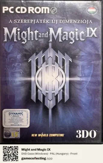 Might and Magic IX Computer, Hungary box front