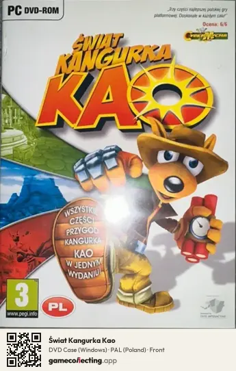 Świat Kangurka Kao Computer, Poland box front