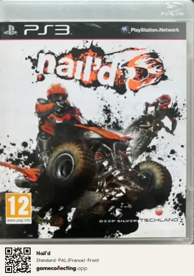 Nail'd PlayStation 3, France box front