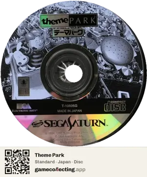Theme Park Sega Saturn, Japan disc