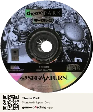 Theme Park Sega Saturn, Japan disc