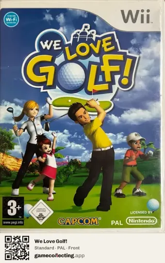 We Love Golf! Nintendo Wii, PAL box front
