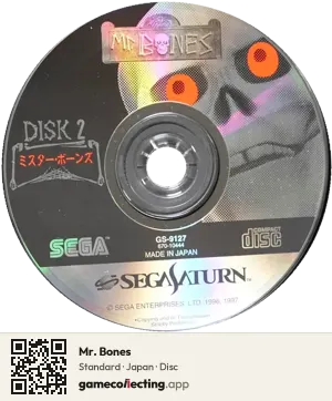 Mr. Bones Sega Saturn, Japan disc