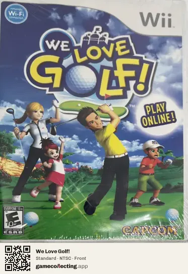 We Love Golf! Nintendo Wii, NTSC box front