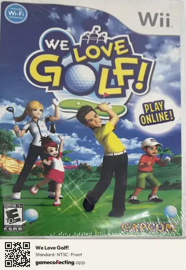 We Love Golf! Nintendo Wii, NTSC box front