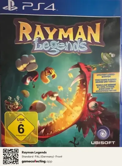 Rayman Legends PlayStation 4, Germany box front