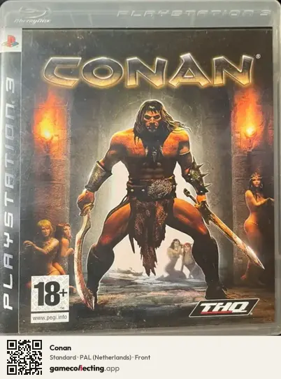 Conan PlayStation 3, Netherlands box front