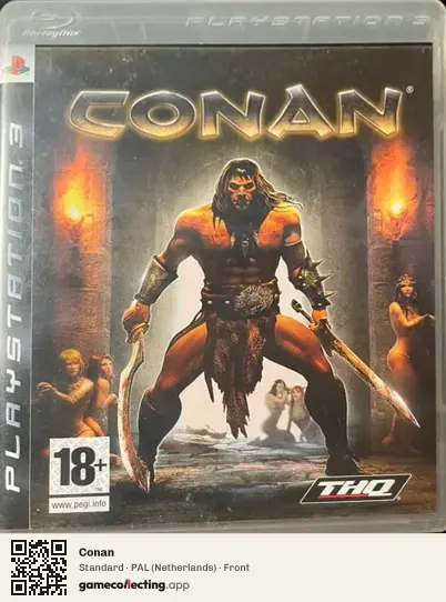 Conan PlayStation 3, Netherlands box front