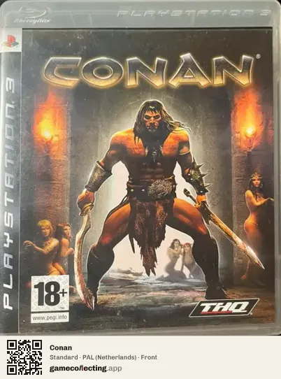 Conan PlayStation 3, Netherlands box front