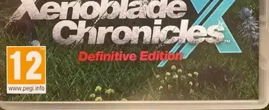 Xenoblade Chronicles X: Definitive Edition, the PEGI square on its front