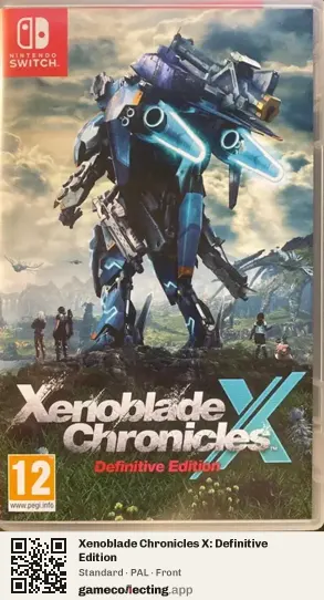 Xenoblade Chronicles X: Definitive Edition Nintendo Switch, PAL box front