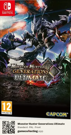 Monster Hunter Generations Ultimate Nintendo Switch, PAL box front