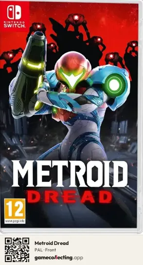 Metroid Dread Nintendo Switch, PAL box front