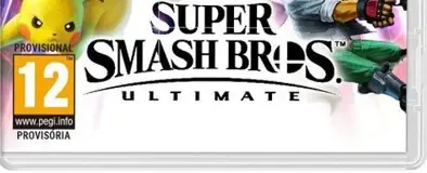 Super Smash Bros. Ultimate, the PEGI square on its front