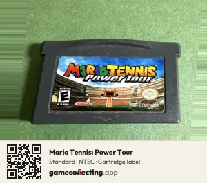 Mario Tennis: Power Tour Game Boy Advance, NTSC cartridge label