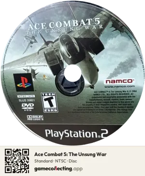 Ace Combat 5: The Unsung War PlayStation 2, NTSC disc