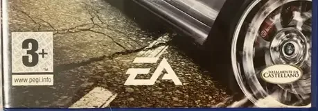 Need for Speed: Most Wanted, the PEGI square on its front