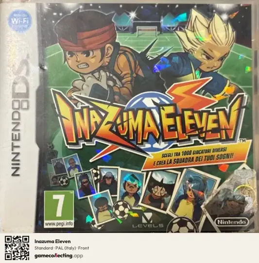 Inazuma Eleven Nintendo DS, Italy box front