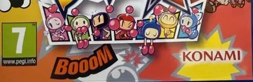 Super Bomberman R, the PEGI square on its front