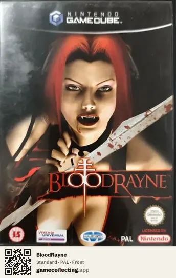 BloodRayne Nintendo GameCube, PAL box front