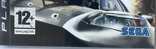 Full Auto 2: Battlelines, the PEGI square on its front