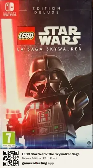 LEGO Star Wars: The Skywalker Saga Nintendo Switch, PAL box front