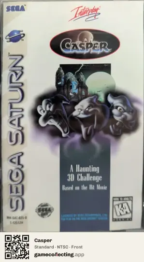 Casper Sega Saturn, NTSC box front