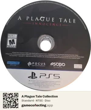 A Plague Tale Collection PlayStation 5, NTSC disc