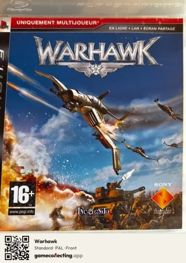 Warhawk PlayStation 3, PAL box front