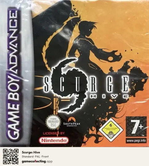 Scurge: Hive Game Boy Advance, PAL box front